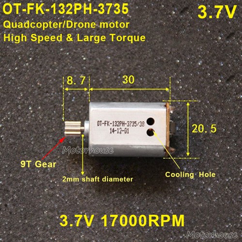 132ph 3 7v 17000rpm - dc, 3.7v