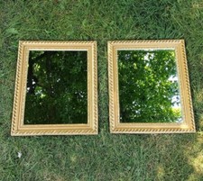 Set Of 2 Vintage Gold Ornate