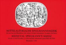 Medieval Minstrel Music Recorder Music Baerenreiter Germany