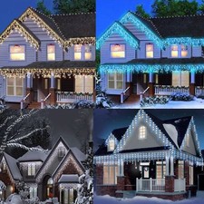CHRISTMAS LED ICICLE SNOWING