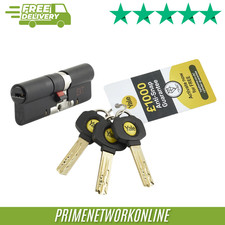 Yale Matt Black Brass 50/50