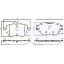 Brake Pads Set For Mercedes