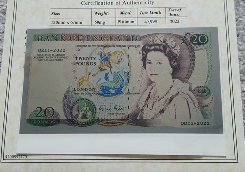 2022 twenty pounds pure - £20,