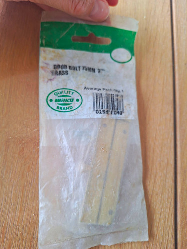 Wickes door bolt - door,