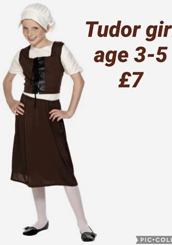 Tudor girl fancy dress - girl,