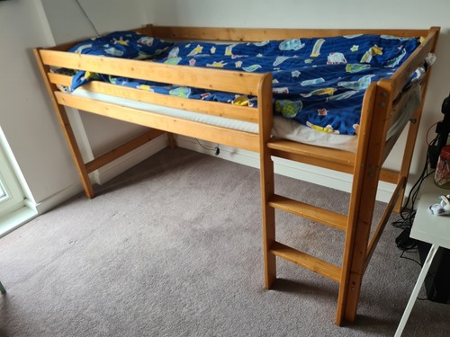 Wooden cabin bed - cabin,