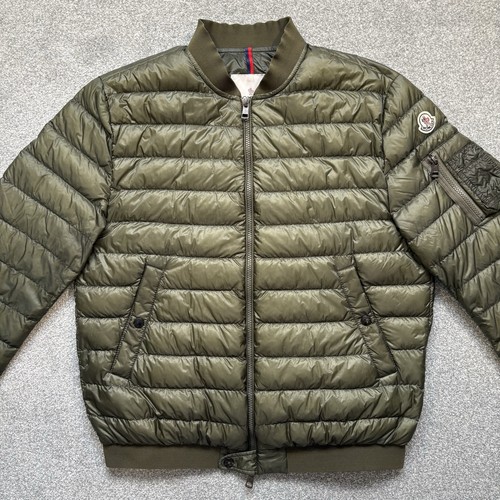 Moncler aidan khaki puffer - moncler,