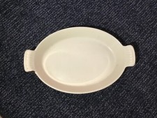 Old Orange French LE CREUSET CAST IRON ENAMEL AUGRATIN DISH 11" X 7" #24 FRANCE