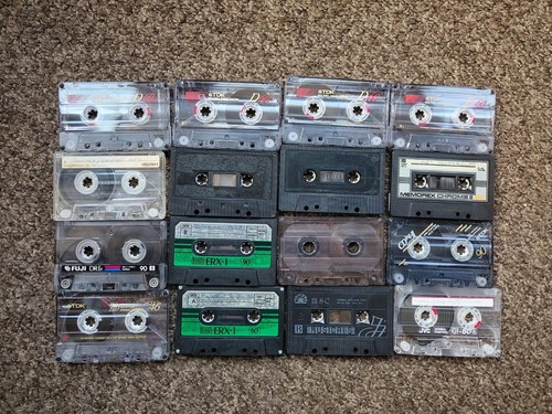 Used mixed audio cassette - 16,