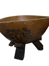 UNUSUAL LARGE VINTAGE CARVED