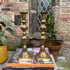 Pair Brass Candlestick Pair