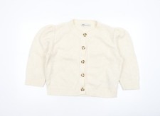 Zara Women Ivory Puff Sleeve