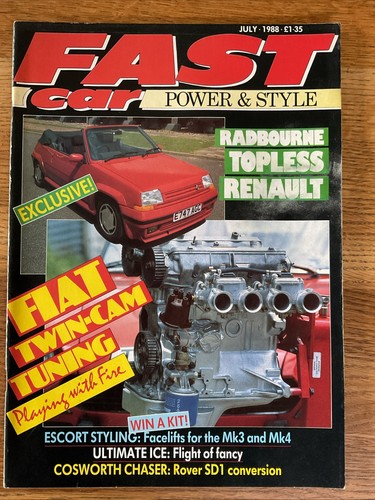 Fast car july - car, 1988.