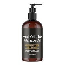 ANTI CELLULITE MASSAGE OIL Collagen + Stem Cell Firming Tightening Body Oil