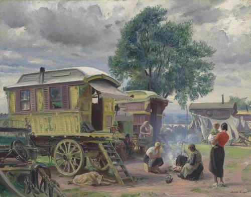 Laura knight gypsies - laura, at