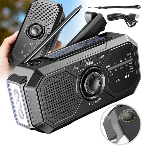 Emergency radio hand crank - emergency,