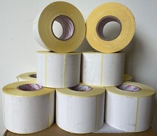 Avery Berkel White Plain Thermal 58mm x 76mm Labels Permanent Adhesive, 12 Rolls