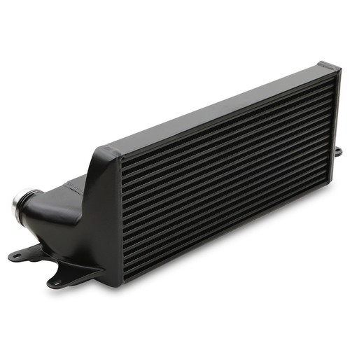 Black front mount intercooler - front,