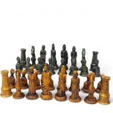 Vintage Resin Medieval Chess
