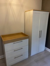 Mamas and Papas Double Wardrobe and Draws