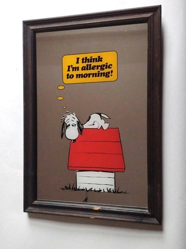 Snoopy mirror think i m - mirror,