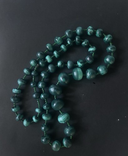 Vintage malachite statement - malachite,