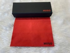 Used - Hugo black magnetic glasses / sunglasses case & cloth-proceeds to charity