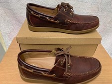 Clarks Un Structured  Mahogany
