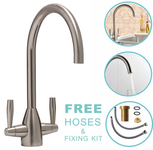Kitchen tap monobloc round - kitchen,