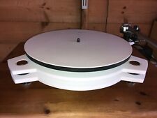 NEW SRM TECH AZURE IN PURE WHITE - SUPERB DIY TURNTABLE USING REGA PARTS!