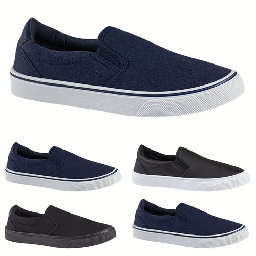 Mens slip casual - mens, canvas
