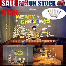 Acrylic LED Message Board Note