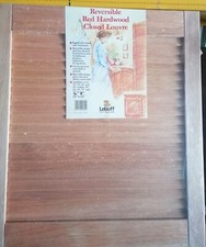 hardwood louvre Door - 21"x24" (50.5cm x 61cm))