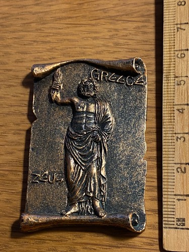 Little zeus plaque bronze - zeus,