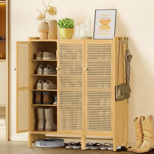 Tier bamboo shoe storage - 6,