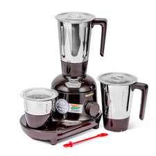 Geepas 750W Mixer Grinder 3-in-1 Stainless Steel Jars Powerful Indian Blender