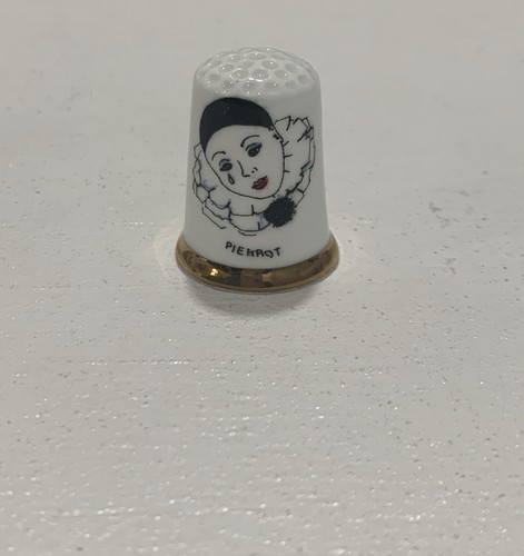 Thimble with clown - with,