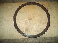 Fordson Dexta Tractor Starter Ring Gear + bolts original Genuine used spare part