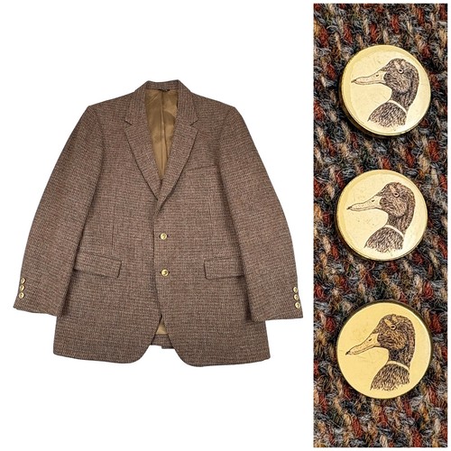 Vintage harris tweed blazer - harris,