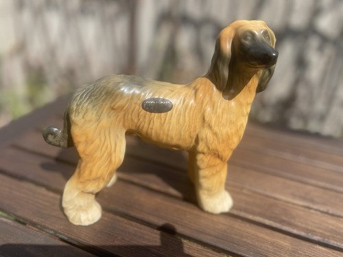 Afghan hound dog - figurine, by