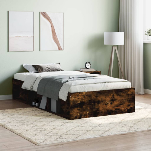 Bed frame smoked oak - frame,