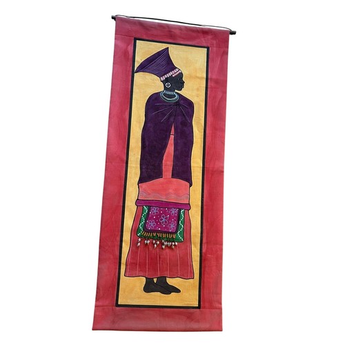Vintage african cloth batik - cloth,