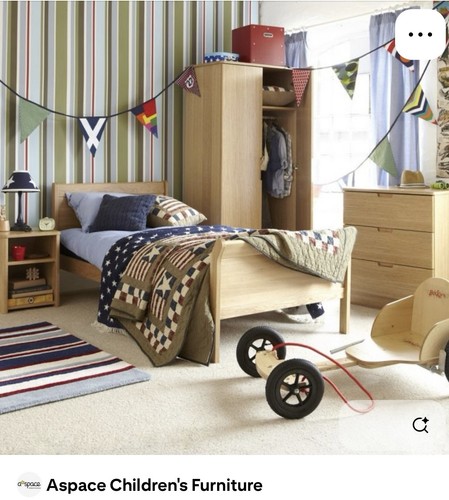Aspace single bed solid oak - single,
