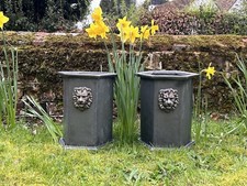 Hexagon Lead Planters 12kg