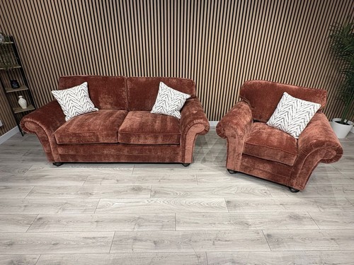 New blenheim fabric seater - new,