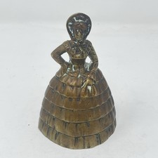 Vintage Brass Crinoline Lady