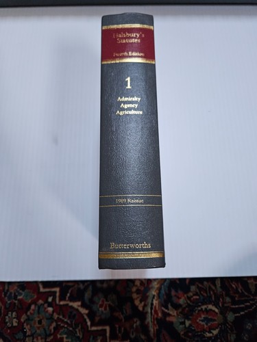 Halsburys statutes 4th edition - halsburys,