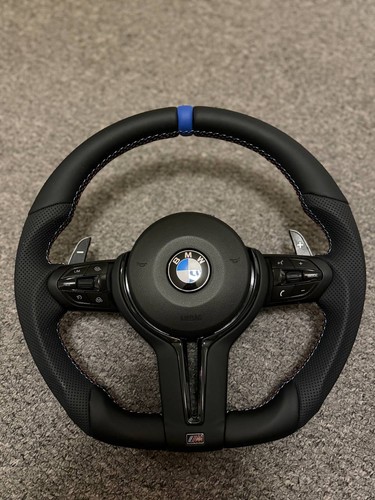 Bmw leather flat bottom - bmw,