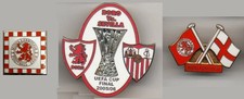 Three Boro badges including