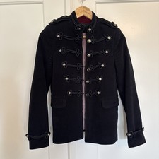 Zara Velvet Military Officer